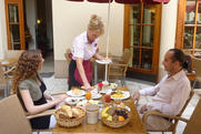 enjoy breakfast outdoors at Austria Classic Hotel Wien